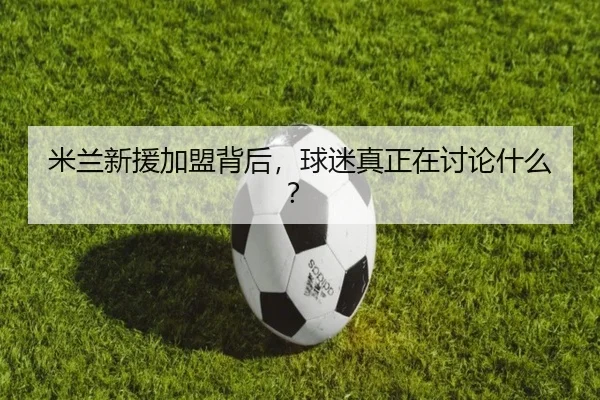 米兰新援加盟背后，球迷真正在讨论什么？